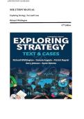 Solution Manual for Exploring Strategy&colon; Text and Cases 13th Edition by Richard Whittington &comma; ISBN&colon; 9781292428741 &vert;All Chapters Verified&vert; Guide A&plus;