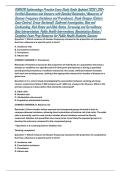 PUBH210 Epidemiology Practice Exam Study Guide Updated 2026 &vert; 300&plus; Verified Questions and Answers with Detailed Rationales &vert; Measures of Disease Frequency &lpar;Incidence and Prevalence&rpar;&comma; Study Designs &lpar;Cohort&comma; Case-Control&comma; Cross-Sectional&rpar;&comma; Outbreak Investig