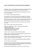 HSCI 130 MIDTERM 2 QUESTIONS AND ANSWERS