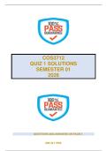 COS3712 - QUIZ 1 SOLUTIONS &lpar; SEMESTER 1 2026 &rpar; 