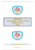 MNO3606 - ASSIGNMENT 2 SOLUTION &lpar; SEMESTER 1 2026 &rpar;