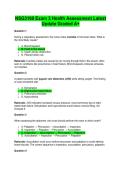 NSG3160 Exam 3 Health Assessment Latest Update Graded A&plus;&vert;Accurate&vert;Verified 2026