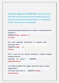 Advanced rigging test  EXAMS &vert;&vert; Most Recent Exams 2026-2027