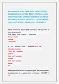 Arthrex Sports 5 Day EXAM 2026 &vert;&vert; MOST RECENT &NewLine;EXAM 2026-2027 ACTUAL COMPLETE REAL  EXAM &NewLine;QUESTIONS AND  CORRECT ANSWERS &lpar;VERIFIED &NewLine;ANSWERS&rpar; ALREADY GRADED A&plus; &vert; GUARANTEED &NewLine;SUCCESS&excl;&excl; NEWEST EXAM &vert; JUST RELEASED&excl;&excl; 