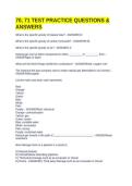 70&comma; 71 TEST PRACTICE QUESTIONS & ANSWERS