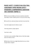RANGE SAFETY COURSE EXAM 2026 FINAL &NewLine;ASSESSMENT PAPER FIREARM SAFETY &NewLine;STANDARDS COMPREHENSIVE QUESTIONS &NewLine;AND ANSWERS VERIFIED A&plus;
