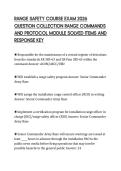 RANGE SAFETY COURSE EXAM 2026 &NewLine;QUESTION COLLECTION RANGE COMMANDS &NewLine;AND PROTOCOL MODULE SOLVED ITEMS AND &NewLine;RESPONSE KEY