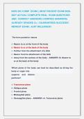 BIOS 252 COMP  EXAM &vert;&vert; MOST RECENT EXAM 2026&NewLine;2027 ACTUAL COMPLETE REAL  EXAM QUESTIONS &NewLine;AND  CORRECT ANSWERS &lpar;VERIFIED ANSWERS&rpar; &NewLine;ALREADY GRADED A&plus; &vert; GUARANTEED SUCCESS&excl;&excl; &NewLine;NEWEST EXAM &vert; JUST RELEASED&excl;&excl; 