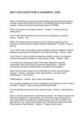 MISY 5325 QUESTIONS & ANSWERS 2026