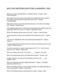 MISY-5325 MIDTERM QUESTIONS & ANSWERS 2026