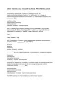 MISY 5325 EXAM 2 QUESTIONS & ANSWERS 2026