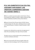 RCAL NAB ADMINISTRATOR EXAM 2026 FINAL &NewLine;ASSESSMENT PAPER RESIDENT CARE &NewLine;OPERATIONS COMPREHENSIVE QUESTIONS &NewLine;AND ANSWERS VERIFIED A&plus; 