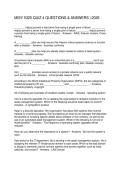 MISY 5325 QUIZ 4 QUESTIONS & ANSWERS 2026