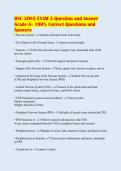 BSC 2085 EXAM 3 Question and Answer&NewLine;Grade A&plus; 100&percnt; Correct Questions and&NewLine;Answers