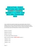 WGU Python ACTUAL  EXAM &semi;WGU D335 EXAM QUESTIONS AND VERIFIED CORRECT ANSWERS GRADED A-M -LATEST 2026-2027- 100-1 GUARANTEED PASS&period;