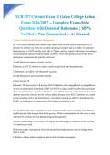NUR 257 Chronic Exam 4 Galen College Actual Exam 2026&sol;2027 &ndash; Complete Exam-Style Questions with Detailed Rationales &vert; 100&percnt; Verified &ndash; Pass Guaranteed &ndash; A&plus; Graded&NewLine;&NewLine;