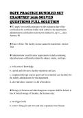 RCFE PRACTICE BUNDLED SET &NewLine;EXAMPREP 2026 SOLVED &NewLine;QUESTIONS FULL SOLUTION 