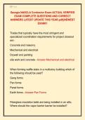Georgia NASCLA Contractor Exam ACTUAL VERIFIED &NewLine;EXAM COMPLETE QUESTIONS AND CORRECT &NewLine;ANSWERS LATEST UPDATE THIS YEAR&period;pdf&vert;&vert;NEWEST &NewLine;EXAM&excl;&excl;&excl;