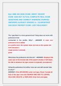 Epic AMB 400 EXAMS &vert;&vert; MOST RECENT EXAMS 2026-2027 