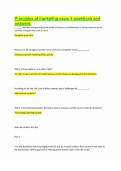 Principles of marketing exam 4 questions and answers&period;