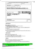 Pearson Edexcel International GCSE &lpar;9&ndash;1&rpar;&NewLine;Morning &lpar;Time&colon; 3 hours&rpar; Paper&NewLine;reference 4EB1&sol;01R&NewLine;English Language B