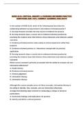 NSGD 2216- CRITICAL INQUIRY & EVIDENCE INFORMED PRACTICE QUESTIONS AND 100&percnt; CORRECT ANSWERS 2026-2027&excl;&excl;