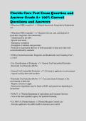 Florida Core Pest Exam Question and&NewLine;Answer Grade A&plus; 100&percnt; Correct&NewLine;Questions and Answers