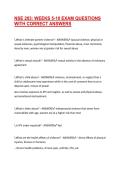 NSE 203&colon; WEEKS 5-10 EXAM QUESTIONS WITH CORRECT ANSWERS