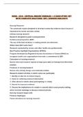 NSGD - 2216 - CRITICAL INQUIRY MODULES 1 -5 EXAM STUDY SET WITH COMPLETE SOLUTIONS 100&percnt; VERIFIED 2026-2027&excl;&excl;