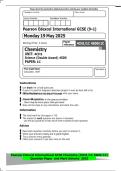 Pearson Edexcel International GCSE Chemistry &lpar;4CH1&lowbar;1C 4SD0&lowbar;1C&rpar;