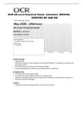 VERIFIED QP AND MS&NewLine;OCR AS Level Classical Greek Literature &lpar;H044&sol;02&rpar;
