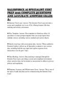 SALESFORCE AI SPECIALIST CERT &NewLine;PREP 2026 COMPLETE QUESTIONS &NewLine;AND ACCURATE ANSWERS GRADE &NewLine;A&plus; 