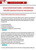 NR 667 CEA FNP Capstone Practicum & Intensive Exams