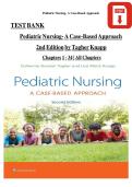 &NewLine;TEST BANK Pediatric Nursing- A Case-Based Approach 2nd Edition by Tagher Knapp Chapters 1 - 34 &vert;