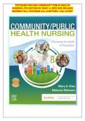 Test Bank for Nies&colon; Community&sol;Public Health Nursing &lpar;8th Edition&rpar; &ndash; All Chapters 1-34&NewLine;