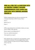 SERE 100&period;2 PRE-TEST 46 QUESTIONS WITH &NewLine;100 PERCENT CORRECT ANSWERS &NewLine;COMPREHENSIVE STUDY GUIDE 2026 &NewLine;QUESTIONS WITH VERIFIED ANSWERS &NewLine;GRADED A&plus;