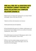 SERE 100&period;2 PRE-TEST 46 QUESTIONS WITH &NewLine;100 PERCENT CORRECT ANSWERS TEST &NewLine;BANK COLLECTION 2026 COMPLETE &NewLine;SOLUTIONS GRADED A&plus; 