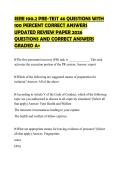 SERE 100&period;2 PRE-TEST 46 QUESTIONS WITH &NewLine;100 PERCENT CORRECT ANSWERS &NewLine;UPDATED REVIEW PAPER 2026 &NewLine;QUESTIONS AND CORRECT ANSWERS &NewLine;GRADED A&plus;