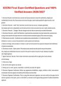 SOCRA Final Exam Practice Questions and Answers &ndash; Complete Study Guide &lpar;2026&ndash;2027&rpar;