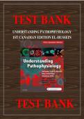 Understanding Pathophysiology 1st Canadian Edition by Sue E&period; Huether Test Bank &vert;ISBN&colon; 9781771721172&vert; Guide A&plus;