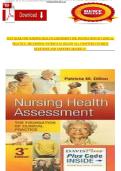 Nursing Health Assessment&colon; The Foundation of Clinical Practice&comma; 3rd Edition by Patricia M&period; Dillon &ndash; Test Bank Questions and Answers &vert; All Chapters Complete &lpar;A&plus; Grade&rpar;