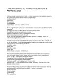 &NewLine;&NewLine;COB 300D EXAM 2 & 3 MCMILLAN QUESTIONS & ANSWERS 2026