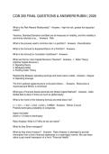 COB 300 FINAL QUESTIONS & ANSWERS RUBIN 2026