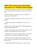 FDNY A35 Practice Exam Questions&NewLine;and Answer A&plus; Verified Latest Update