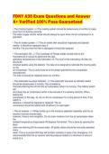 FDNY A35 Exam Questions and Answer&NewLine;A&plus; Verified 100&percnt; Pass Guaranteed