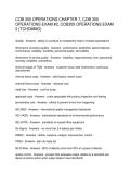 COB 300 OPERATIONS CHAPTER 7&comma; COB 300 OPERATIONS EXAM &num;2&comma; COB300 OPERATIONS EXAM 2 &lpar;TCHOMMO&rpar;&NewLine;&NewLine;