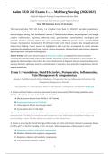 Galen NUR 242 Exams 1&ndash;4 2026&sol;2027 &vert; Medical-Surgical Nursing &vert; Comprehensive Exam Bank with 260 Questions & Rationales