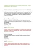 Chamberlain NR 507 Week 8 Final Exam 2026&colon; Advanced Pathophysiology &ndash; Verified Q&A&comma; Rationales & NGN Case Studies