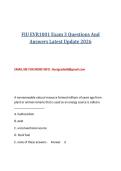 FIU EVR1001 Exam 3 Questions And Answers Latest Update 2026