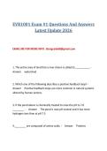 EVR1001 Exam Test Bank Package deal 2026 update